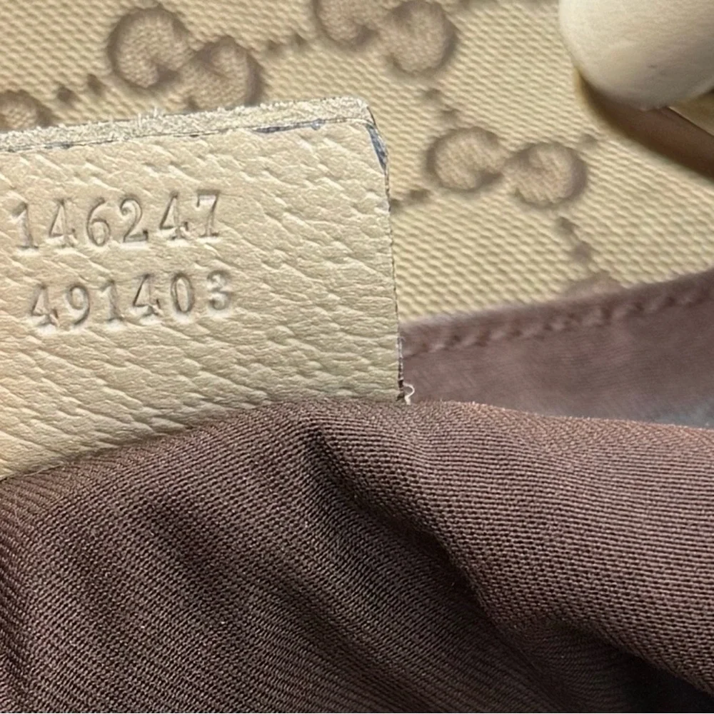 Gucci Beige and Brown Monogram Shoulder Bag And Wallet (Pelove) - Picture 5 of 15